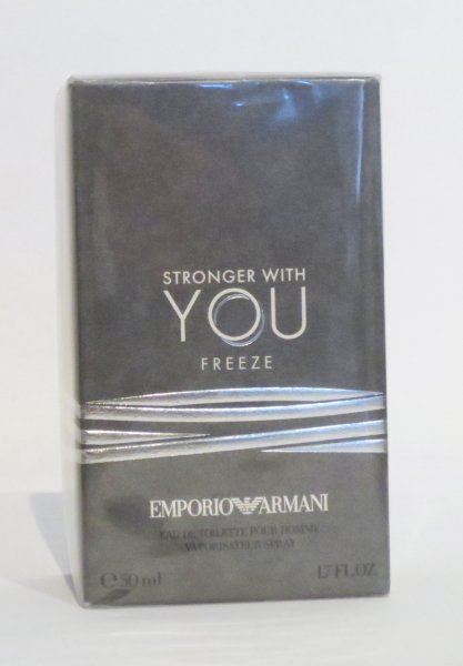 Emporio Armani- Stronger With you  Freeze Eau de Toilette Spray 50 ml-Neu- OvP-